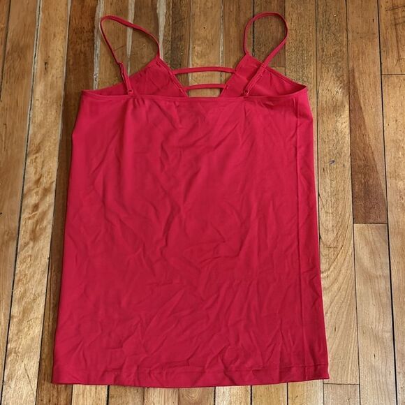 One Step Up Women’s Red Spaghetti Strap Tank Top Size 1X/2X - Picture 5 of 5